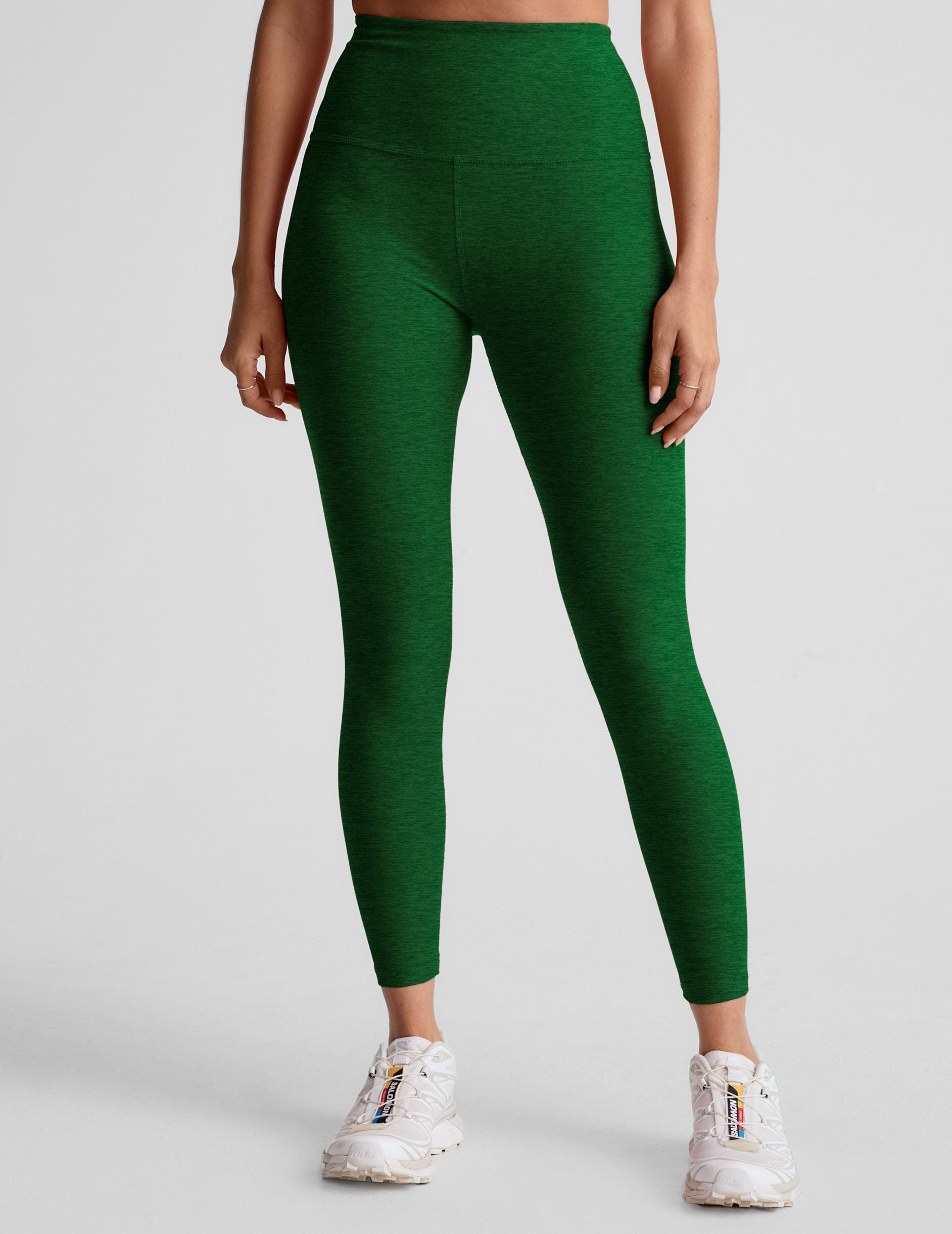 Buttery Soft Spacedye High-Waisted Midi Leggings - Ultimate Comfort & Support