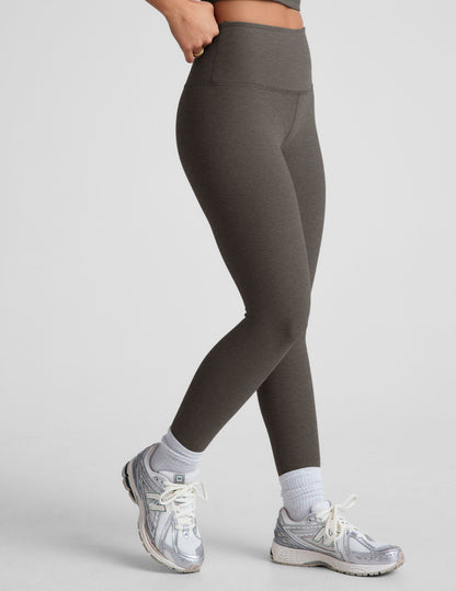Soft Spacedye Midi High-Waisted Leggings: Ultimate Comfort, Flattering Fit, Yoga Ready
