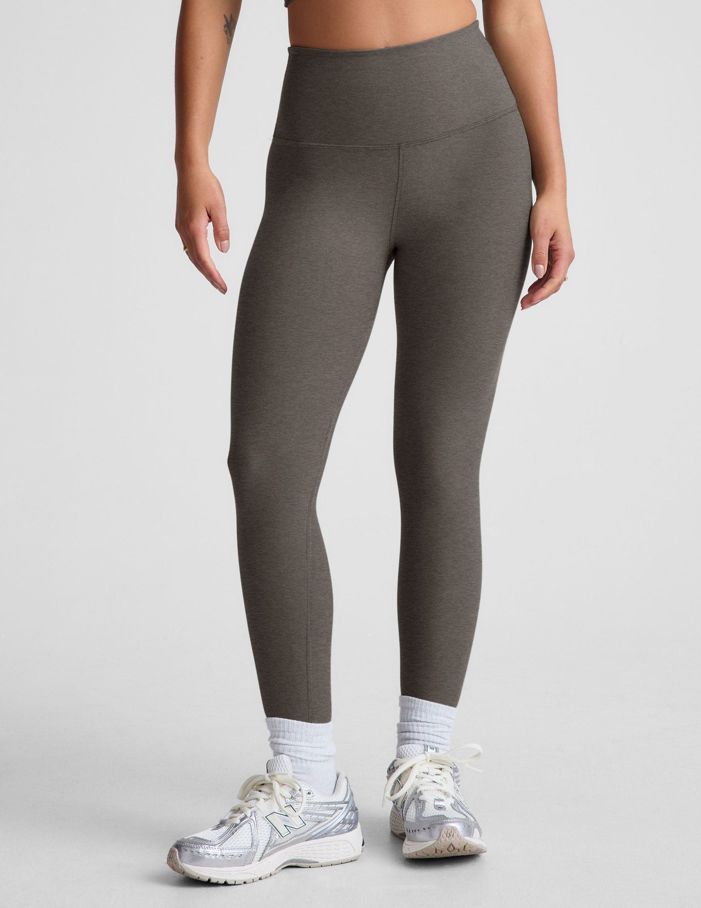 Soft Spacedye Midi High-Waisted Leggings: Ultimate Comfort, Flattering Fit, Yoga Ready