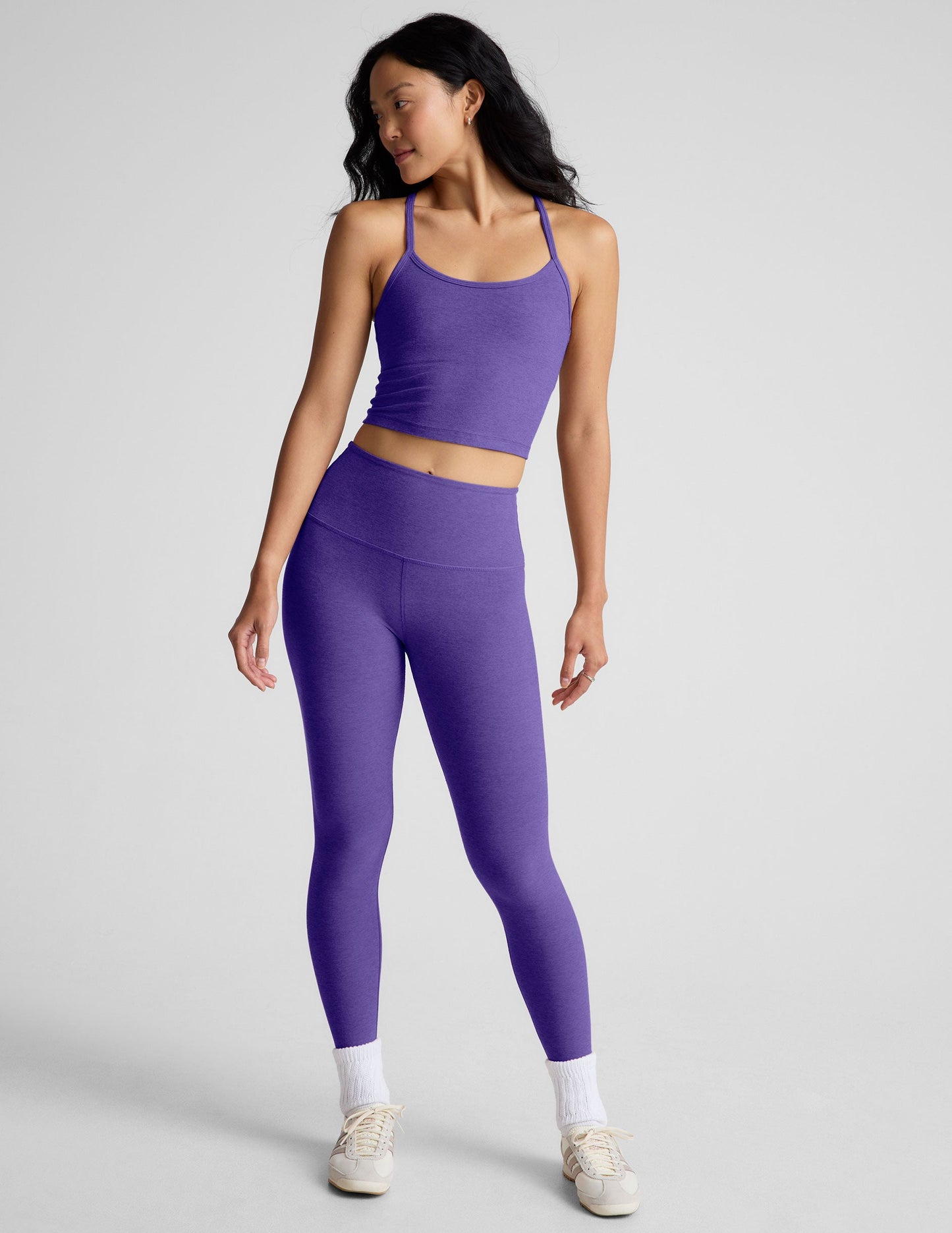 Ultimate Comfort Spacedye High-Waisted Midi Leggings: Buttery Soft, Flattering Fit