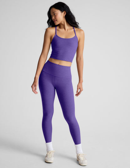 Ultimate Comfort Spacedye High-Waisted Midi Leggings: Buttery Soft, Flattering Fit