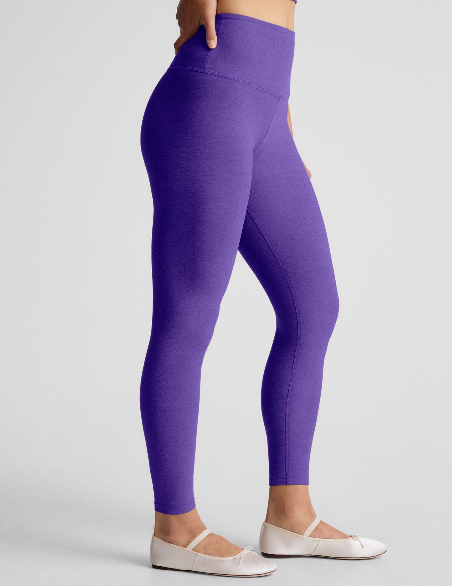 Ultimate Comfort Spacedye High-Waisted Midi Leggings: Buttery Soft, Flattering Fit