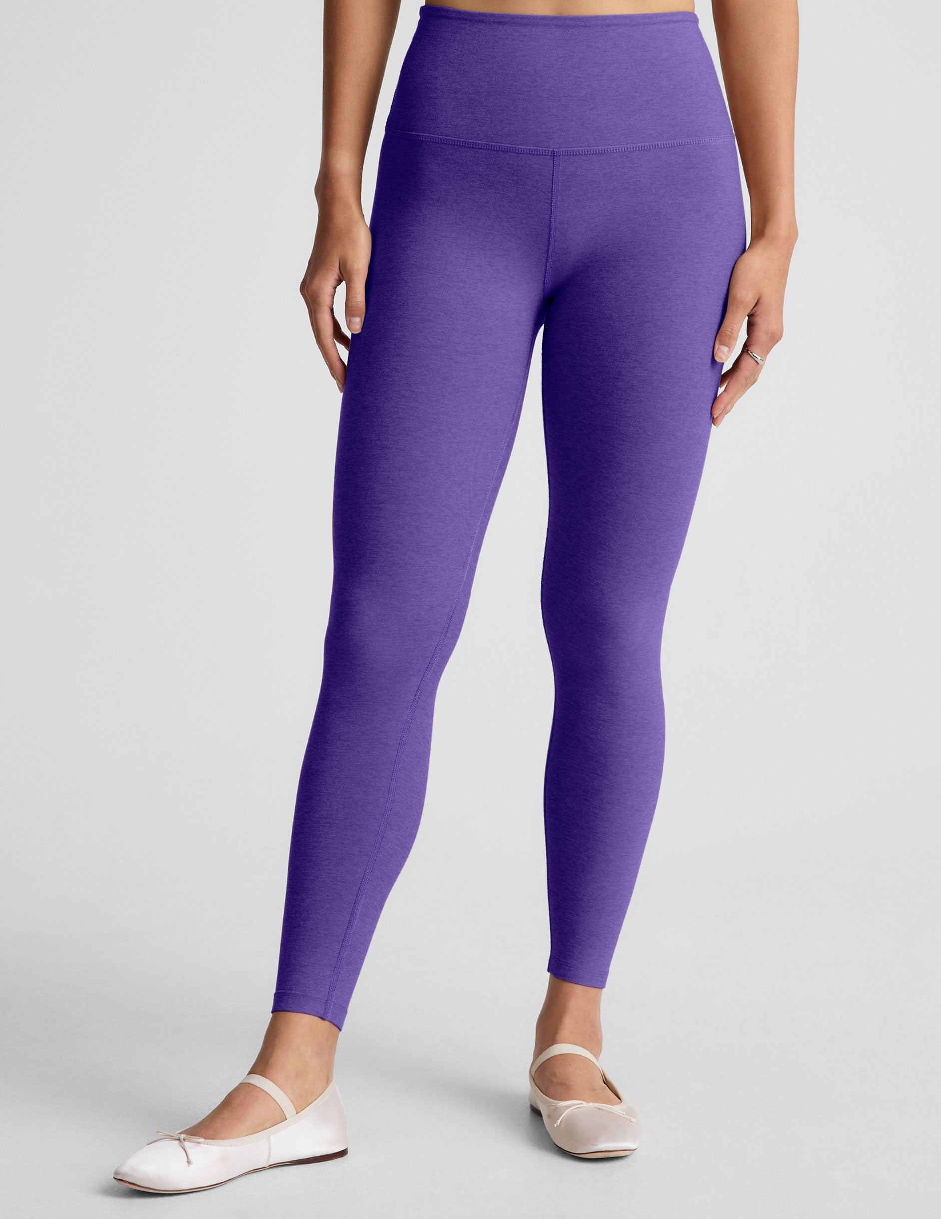 Ultimate Comfort Spacedye High-Waisted Midi Leggings: Buttery Soft, Flattering Fit