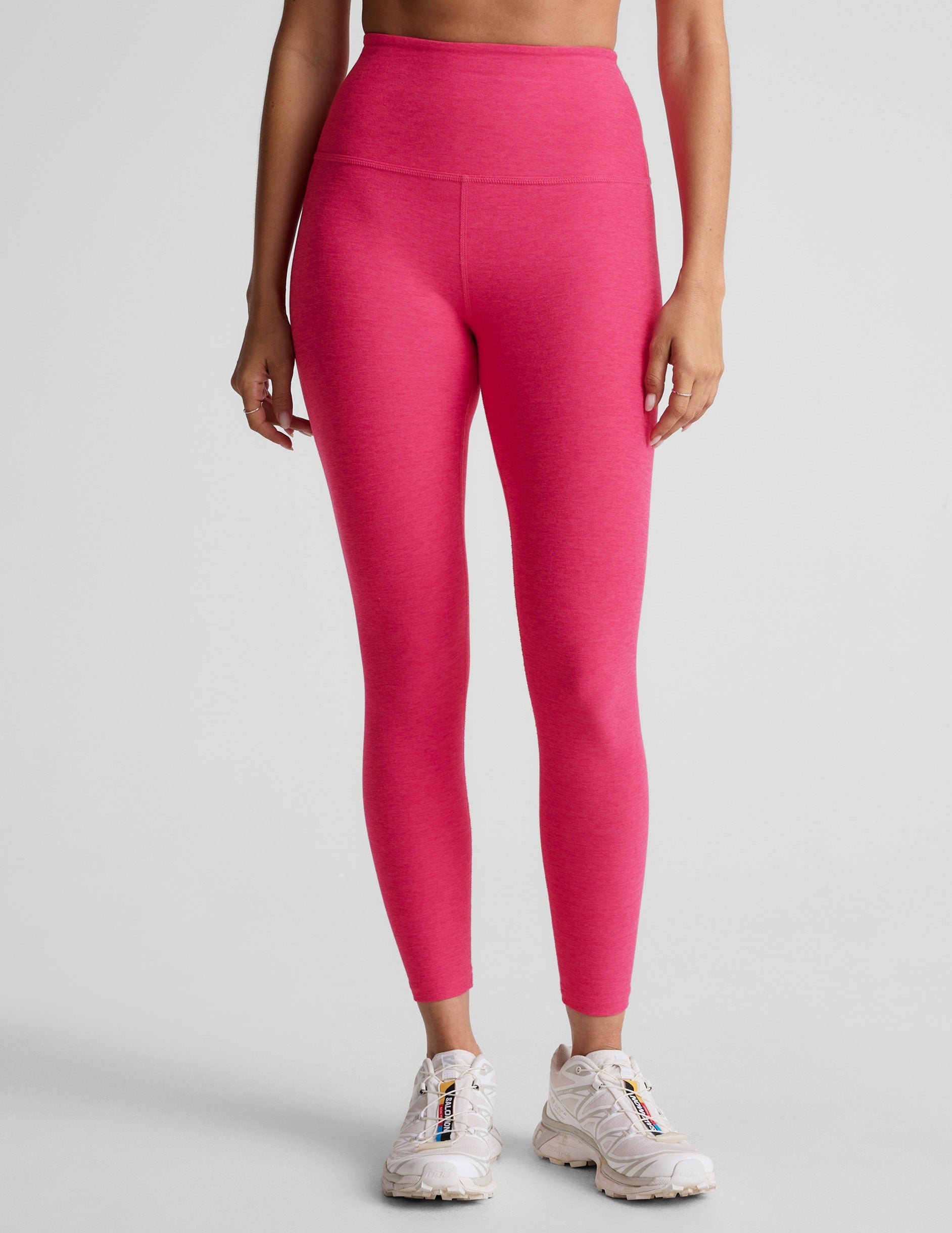 Ultra-Soft Spacedye High-Waisted Midi Leggings for Ultimate Comfort & Style