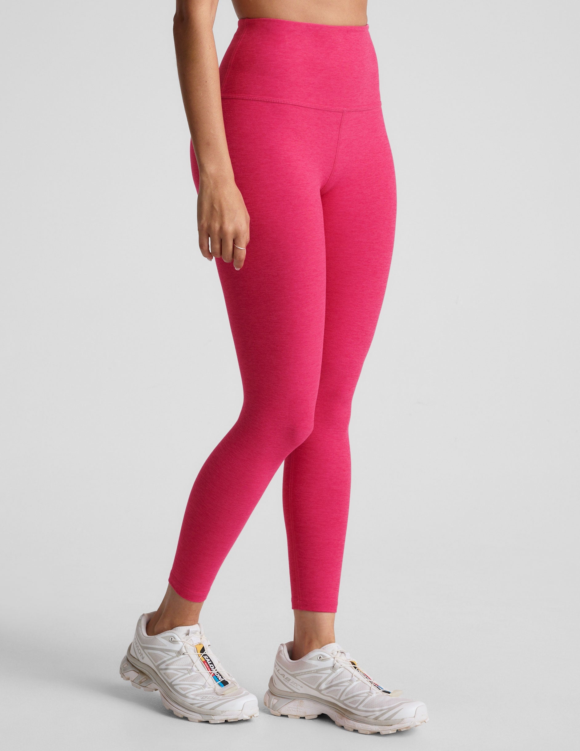 Ultra-Soft Spacedye High-Waisted Midi Leggings for Ultimate Comfort & Style