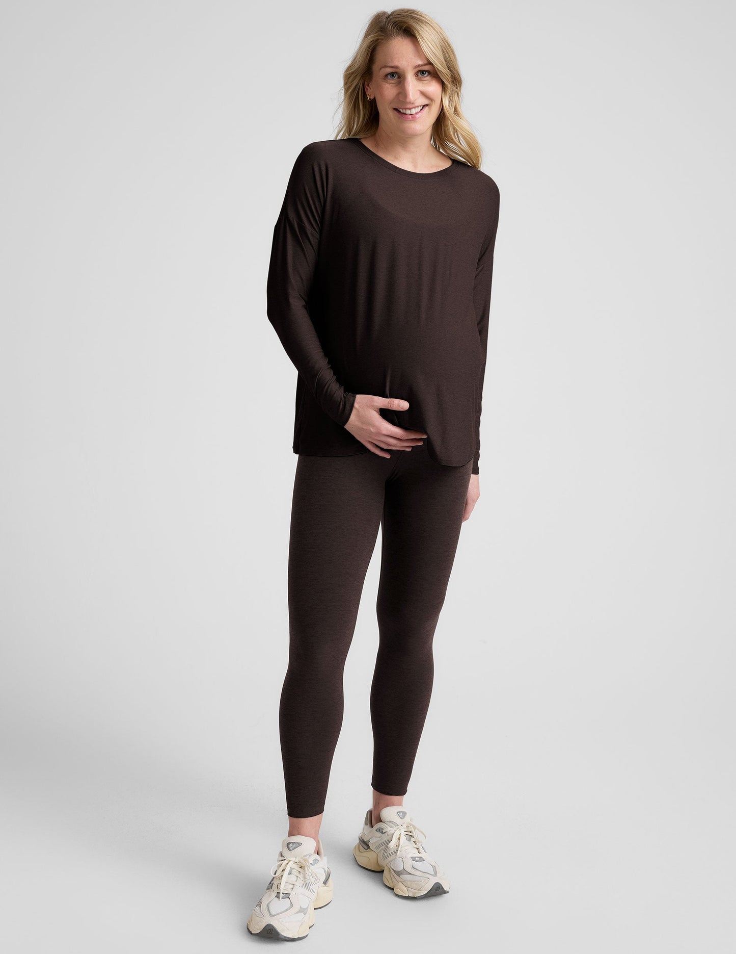 Ultra-Soft Spacedye Maternity Midi Leggings: Comfort for Every Pregnancy Stage