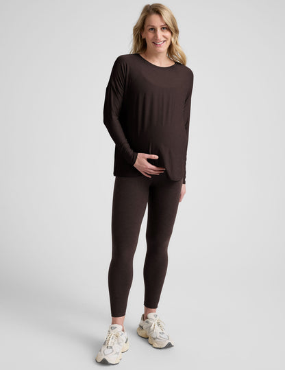 Ultra-Soft Spacedye Maternity Midi Leggings: Comfort for Every Pregnancy Stage