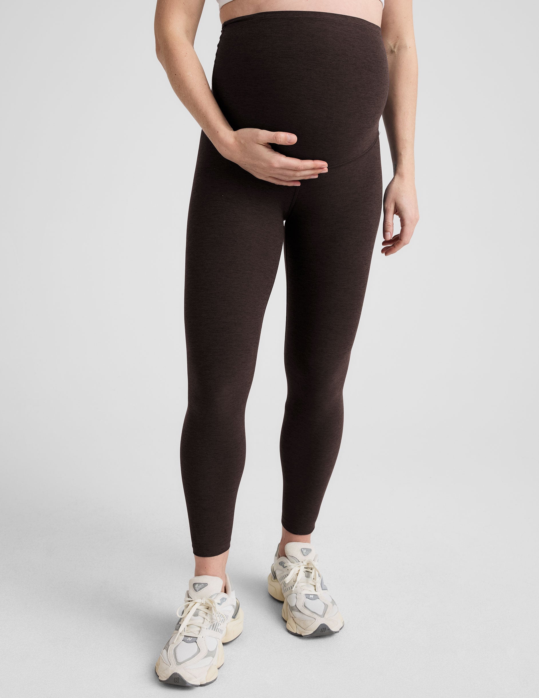 Ultra-Soft Spacedye Maternity Midi Leggings: Comfort for Every Pregnancy Stage