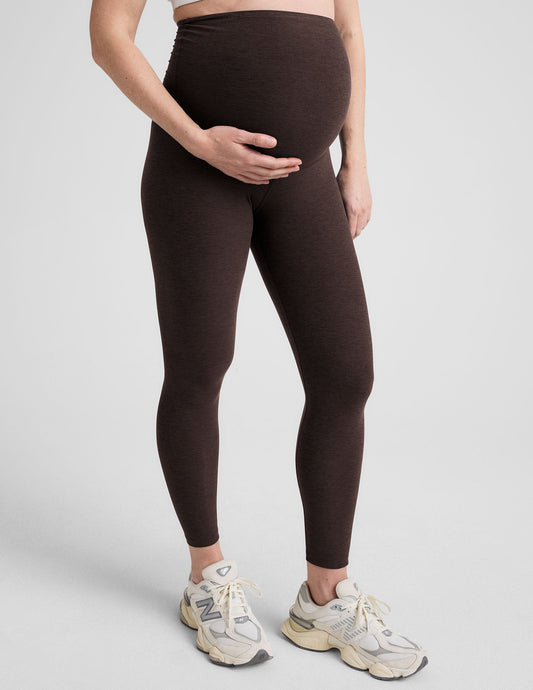 Ultra-Soft Spacedye Maternity Midi Leggings: Comfort for Every Pregnancy Stage