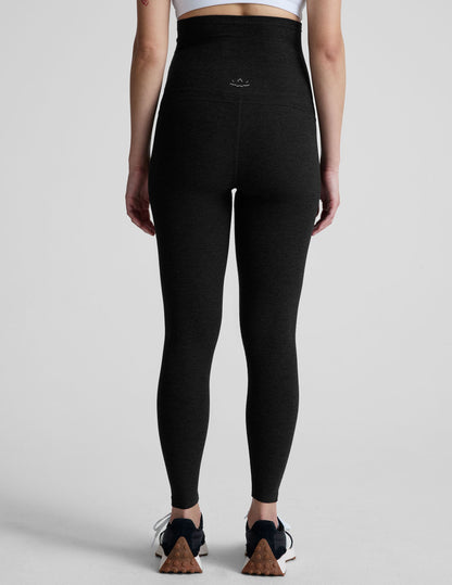 Spacedye Ultra-Soft Maternity Midi Leggings: Cozy Support for Your Bump