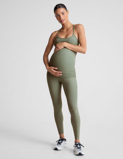 Spacedye Love the Bump Midi Maternity Leggings: Soft, High-Waisted, Supportive Comfort