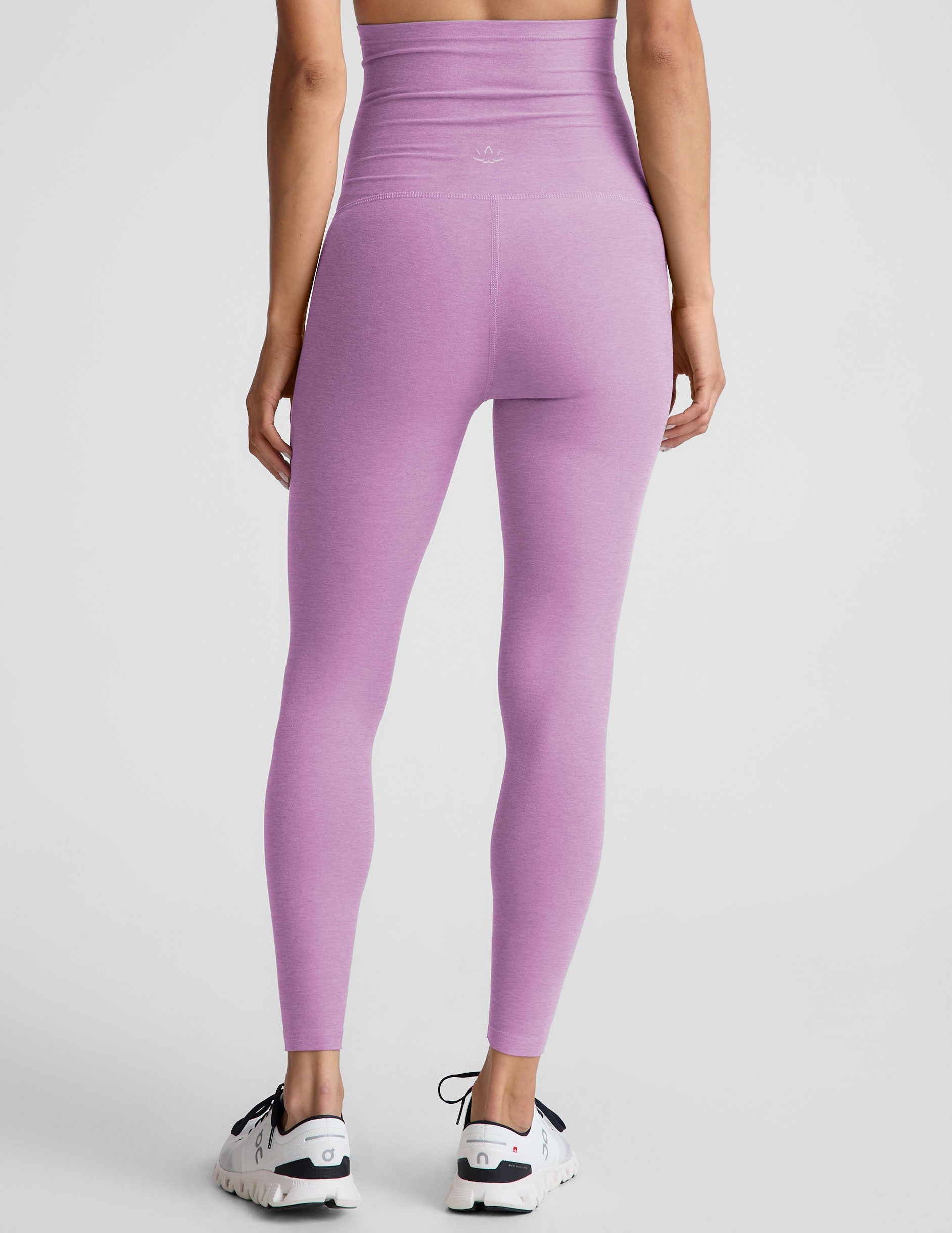 Soft Spacedye Maternity Midi Leggings - Supportive High Waist Pregnancy Comfort