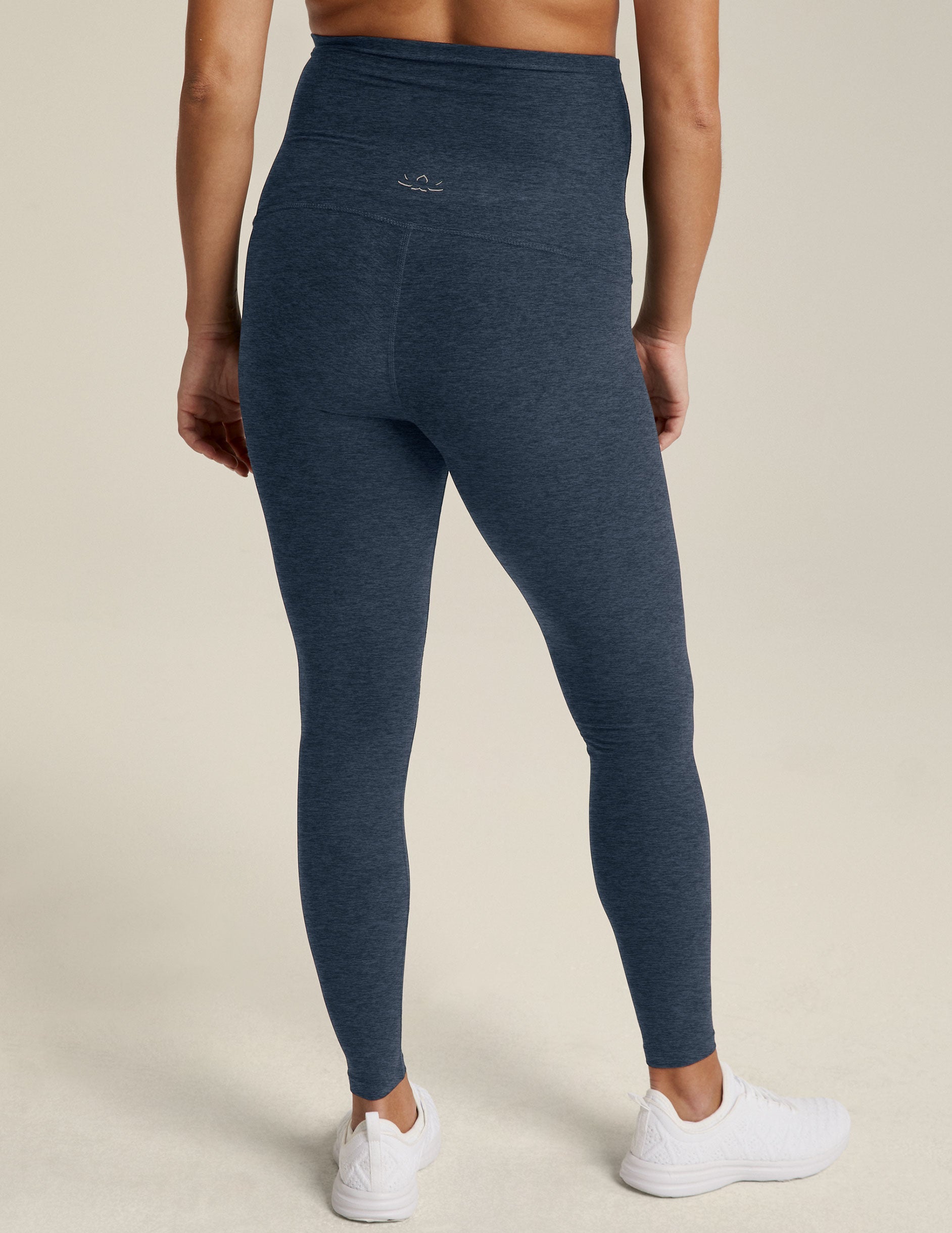 Soft Spacedye Maternity Leggings: High-Waisted, Supportive, Comfortable Midi Length