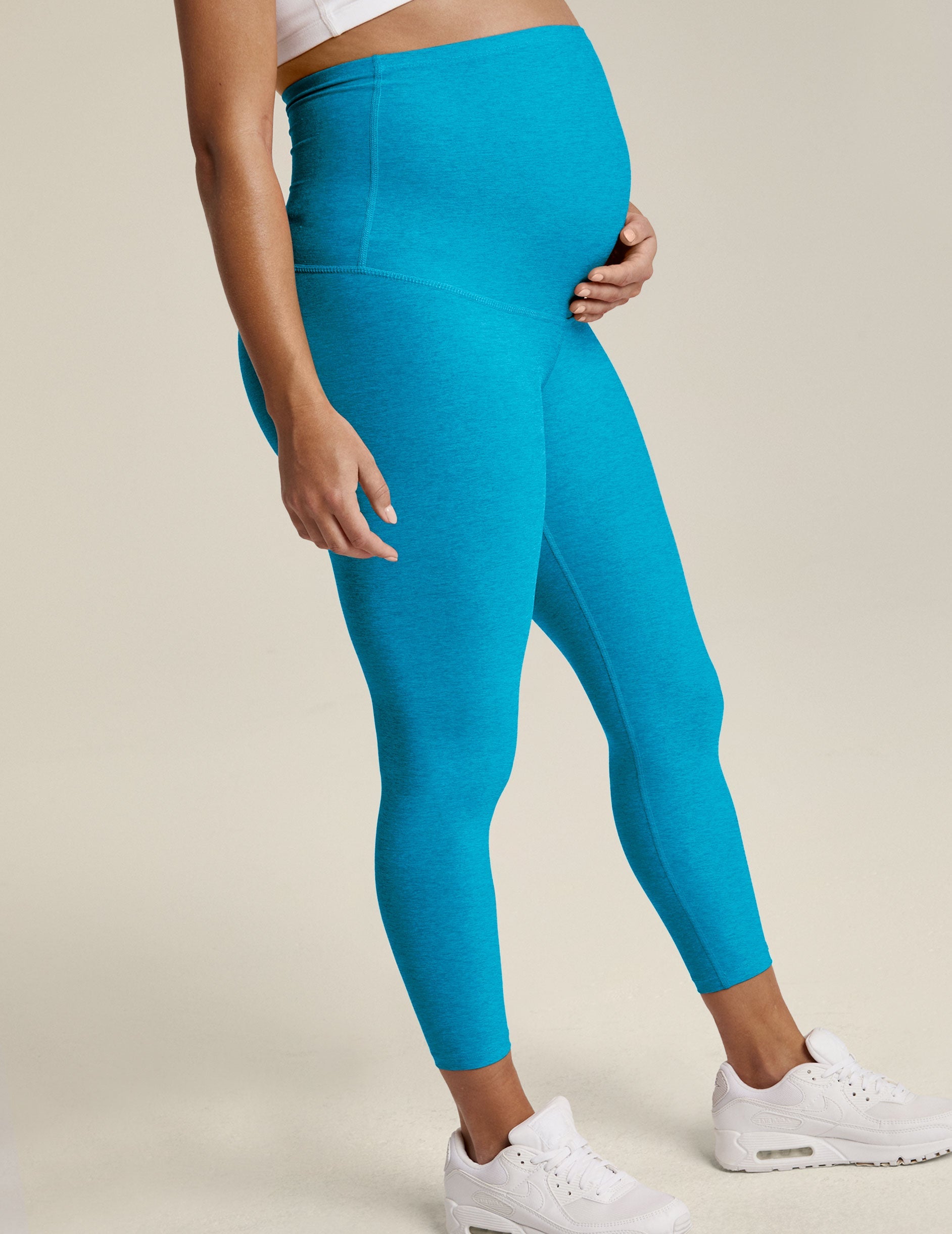 Beyond Yoga Spacedye Maternity Capri Leggings: Soft, Flexible, Supportive, Belly Comfort
