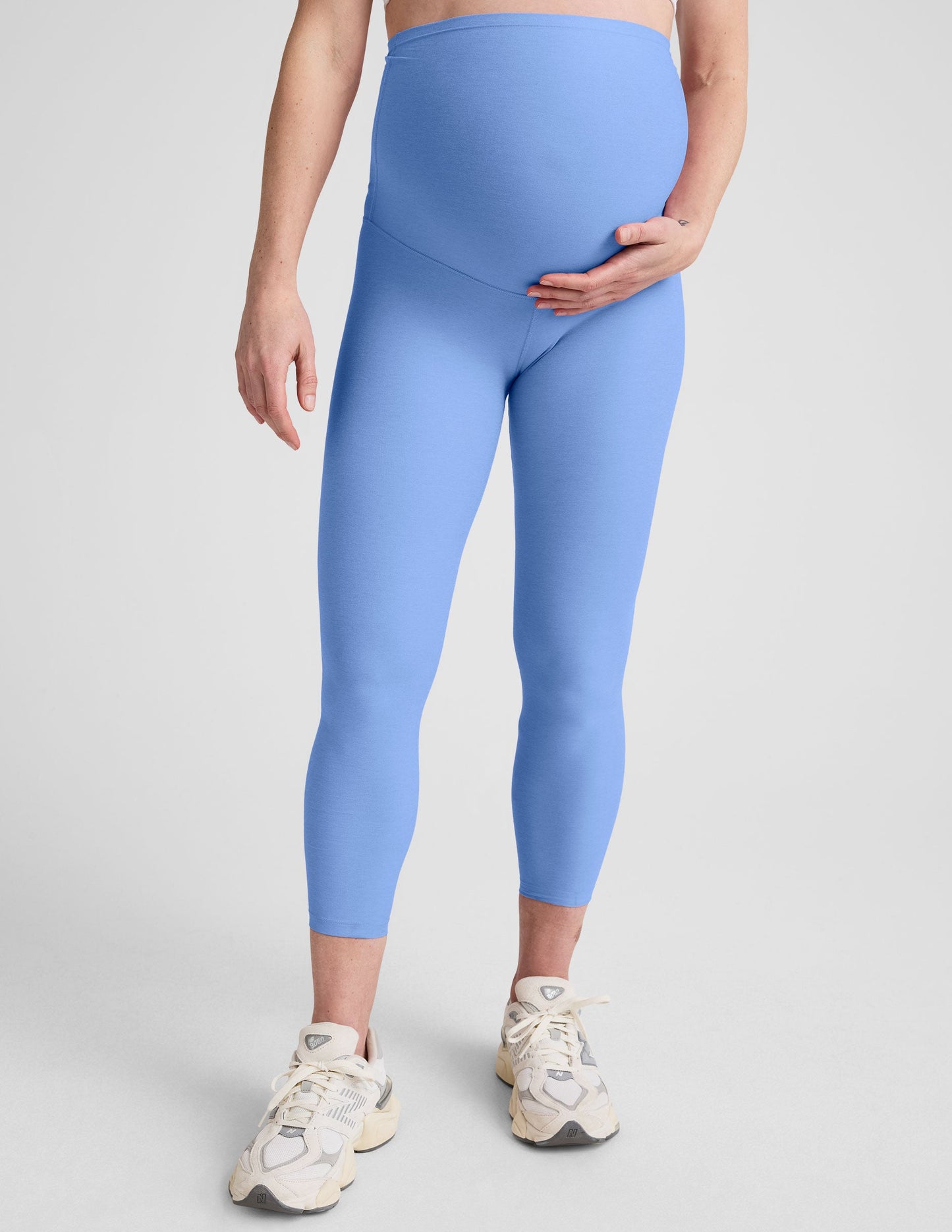 Beyond Yoga Ultra-Soft Spacedye Maternity Capri Leggings: Over-Belly Support & Comfort