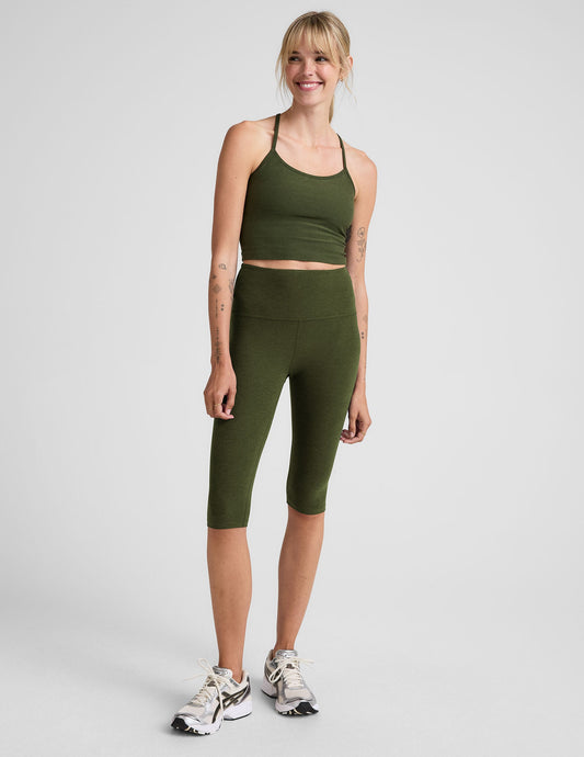 Beyond Yoga Spacedye High-Waisted Pedal Pusher Leggings: Soft, Moisture-Wicking Activewear