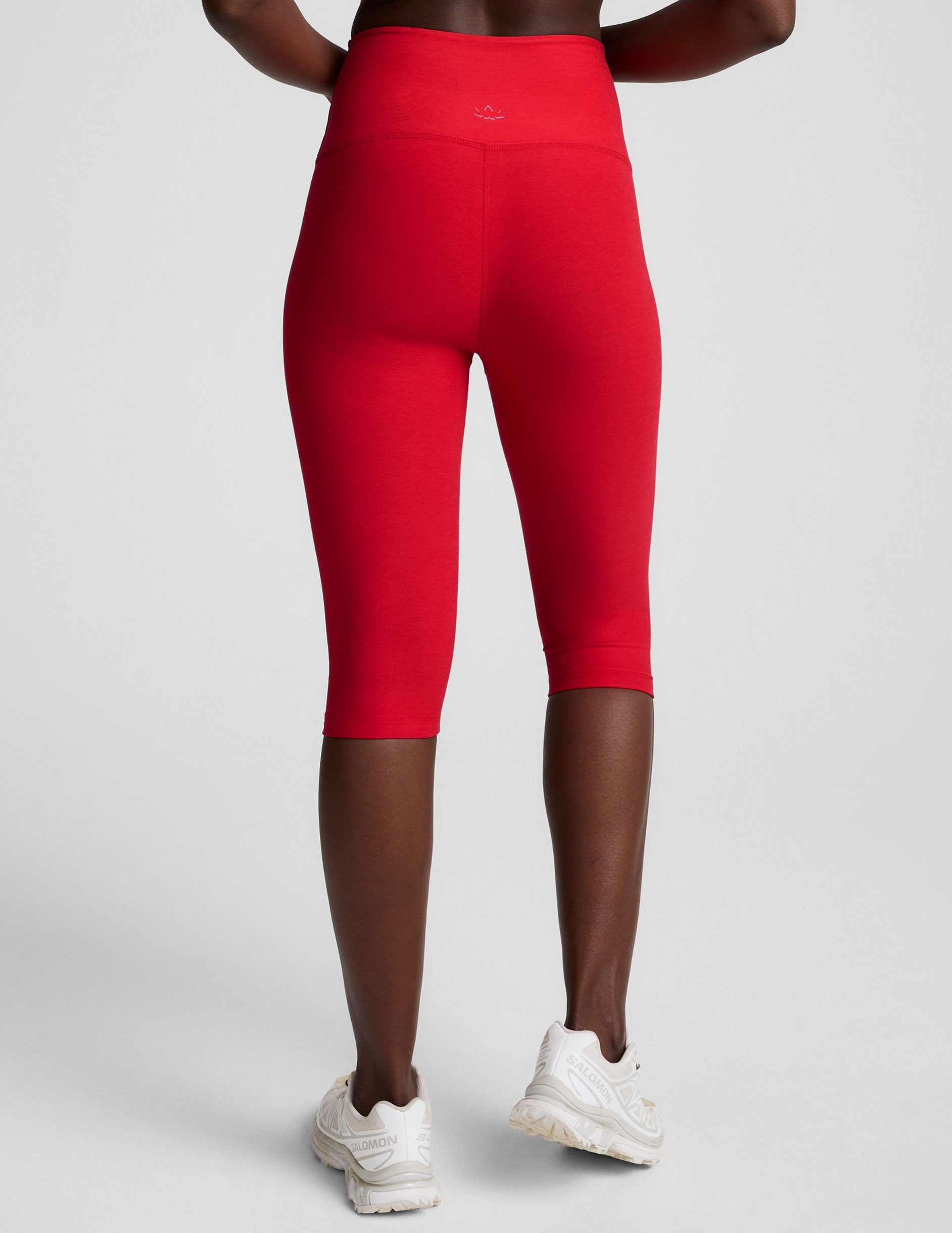 Beyond Yoga Spacedye Candy Apple Red Heather High Waisted Pedal Pusher Legging