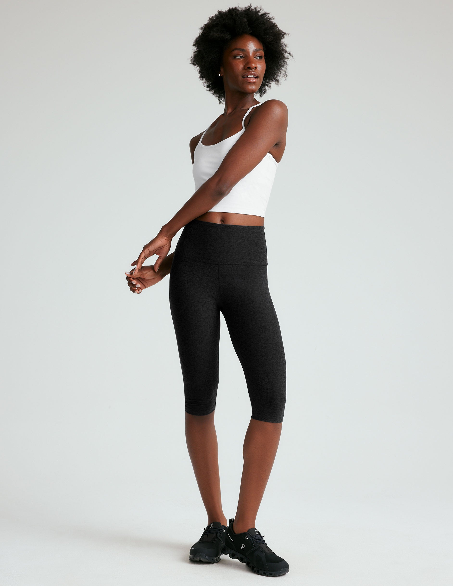 Beyond Yoga Spacedye High-Waisted Pedal Pusher Leggings: Ultimate Comfort, Performance