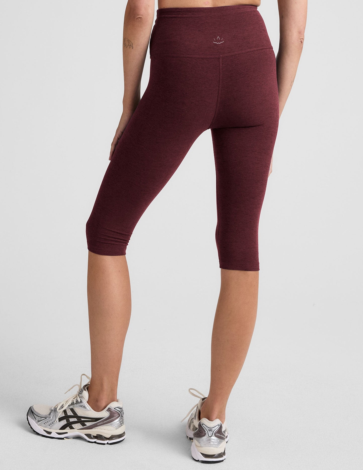 Ultra-Soft Spacedye High-Waisted Pedal Pusher Leggings for Yoga & Pilates