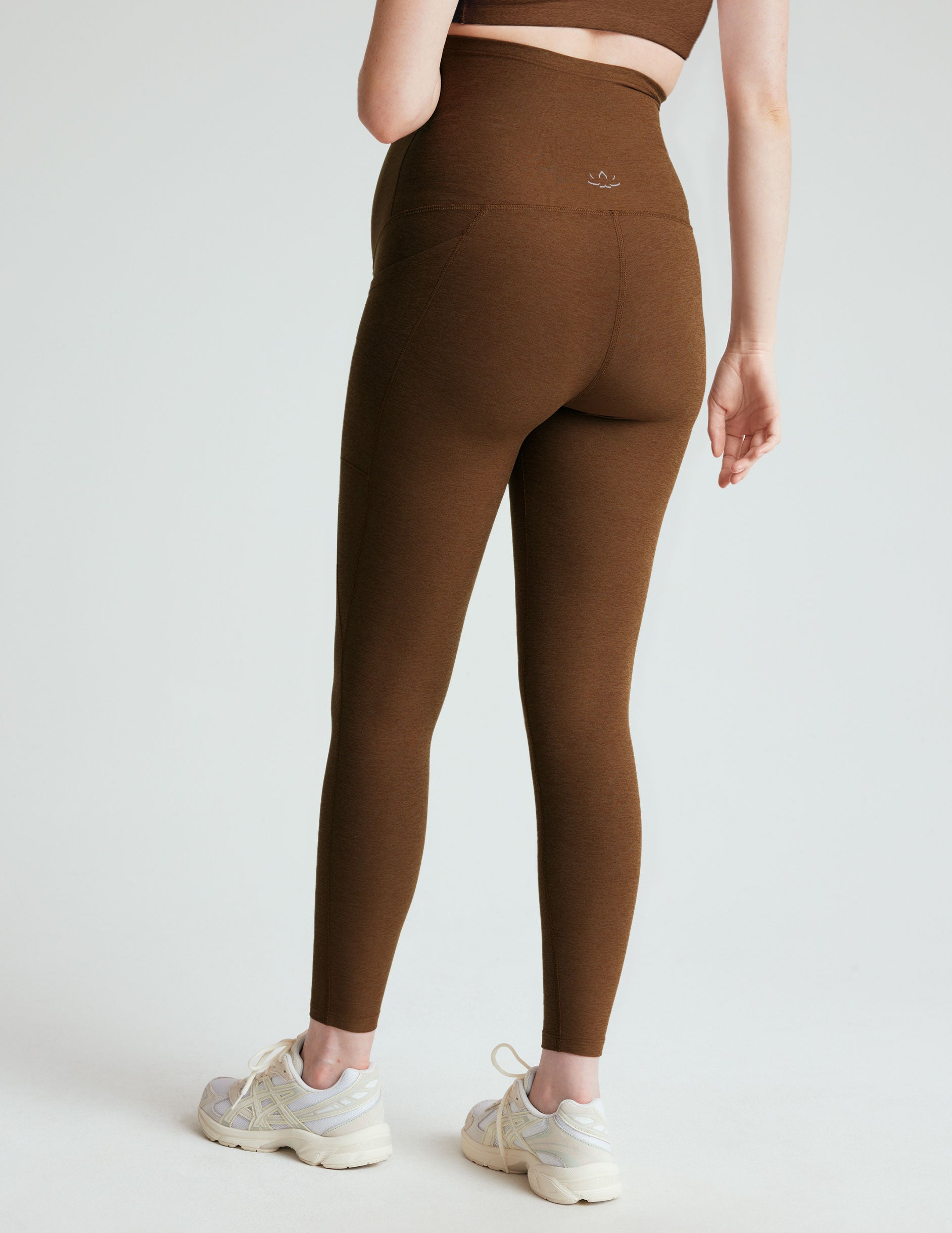 Spacedye Maternity Pocket Midi Leggings: Ultra-Soft, High-Waisted Support for Pregnancy & Postpartum
