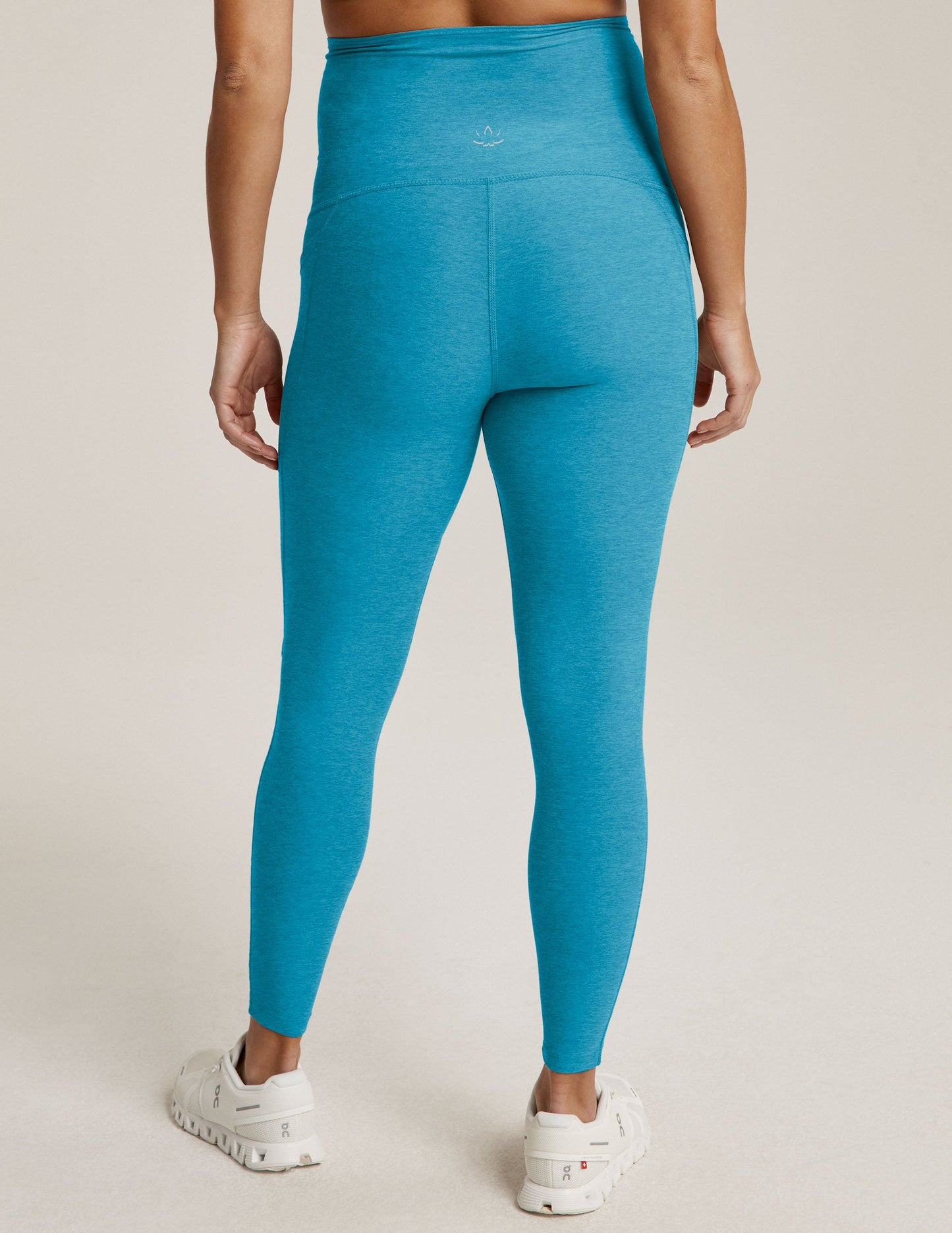 Spacedye Maternity Midi Leggings with Pockets: Ultimate Bump Support and Comfort