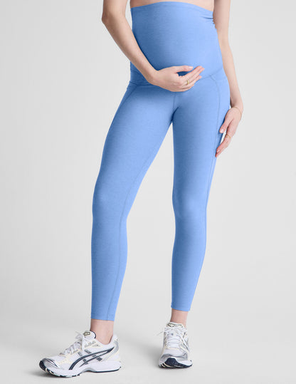 Spacedye Maternity Pocket Midi Leggings: Ultimate Comfort & Support for Moms