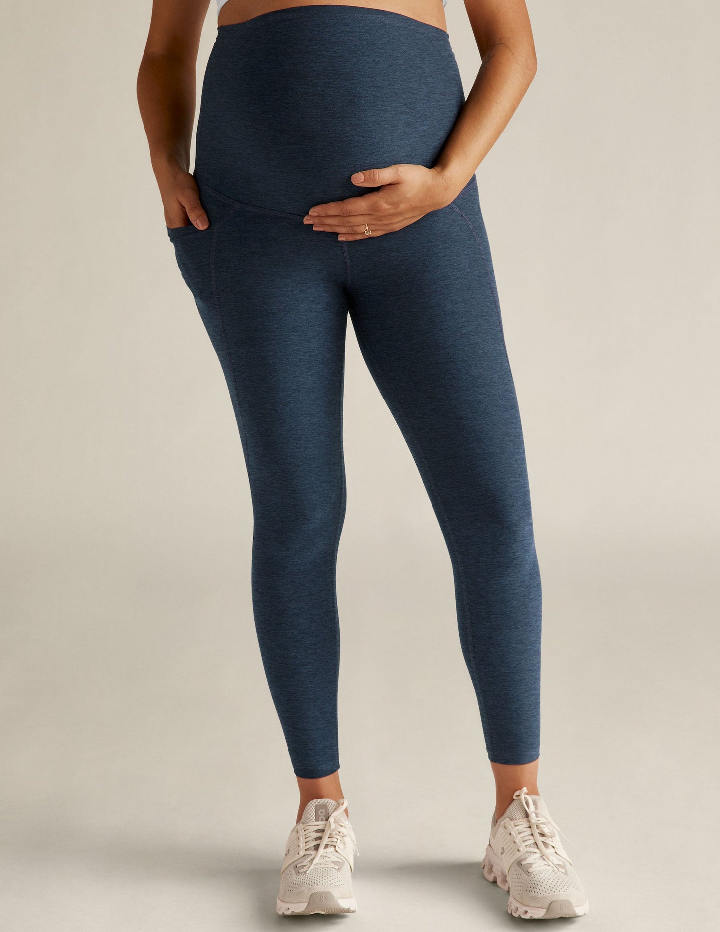 Spacedye Love the Bump Maternity Pocket Midi Leggings: Comfort, Support, Style