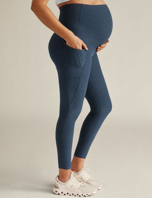 Spacedye Love the Bump Maternity Pocket Midi Leggings: Comfort, Support, Style