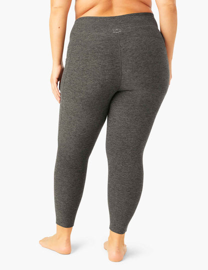 Premium Spacedye High-Waisted Midi Leggings: Comfortable, Flattering, and Pocketed