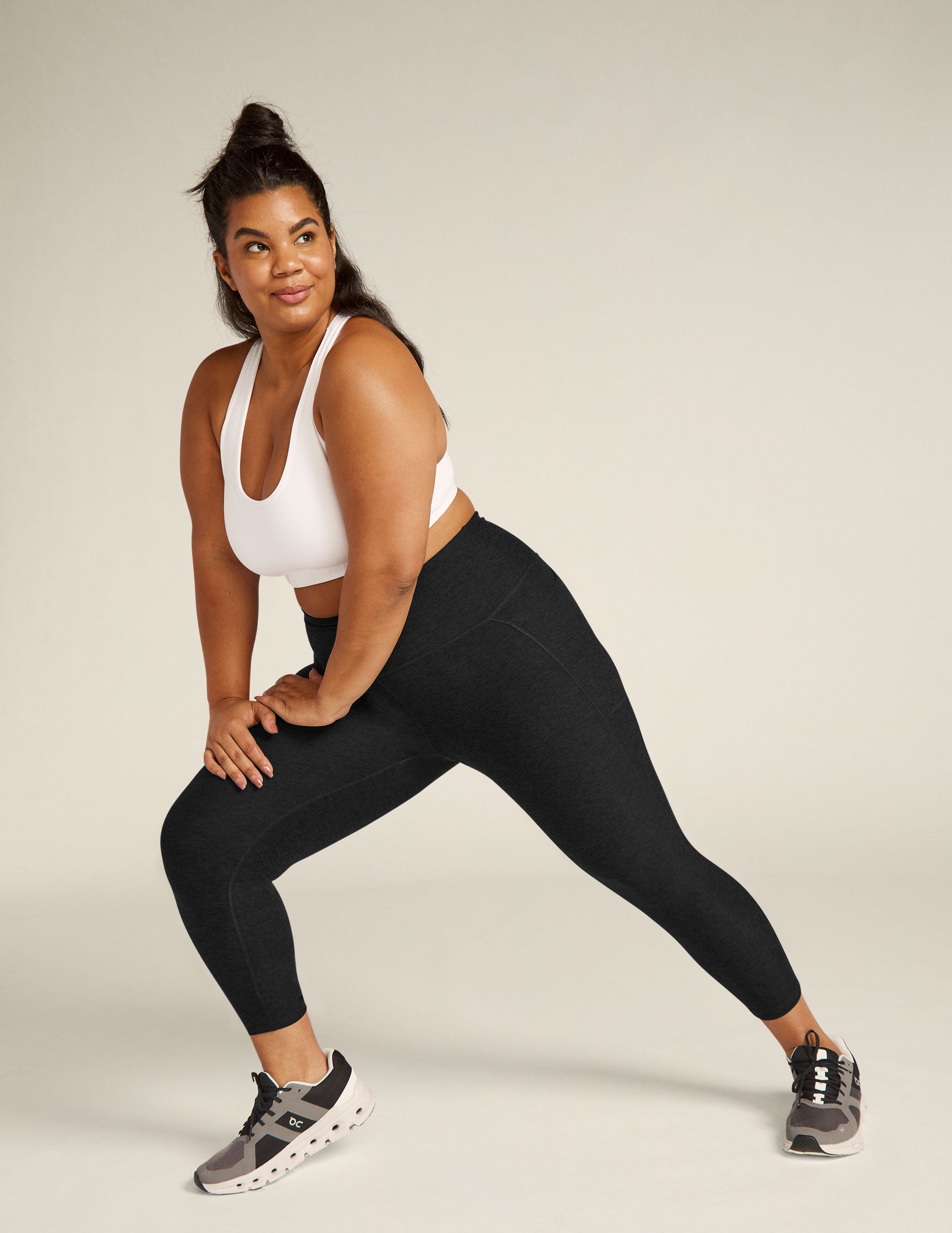 Beyond Yoga Spacedye High-Waisted Midi Pocket Leggings – Buttery Soft Activewear