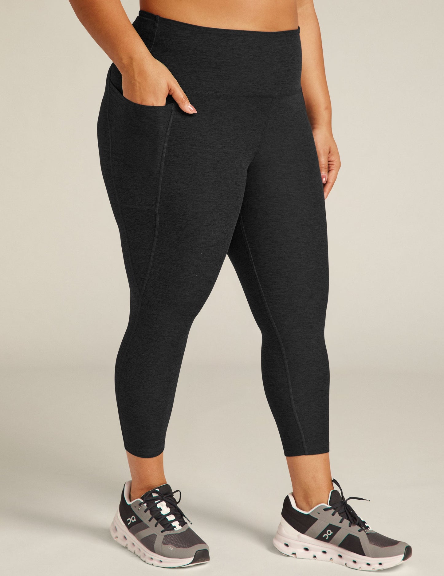 Beyond Yoga Spacedye High-Waisted Midi Pocket Leggings – Buttery Soft Activewear