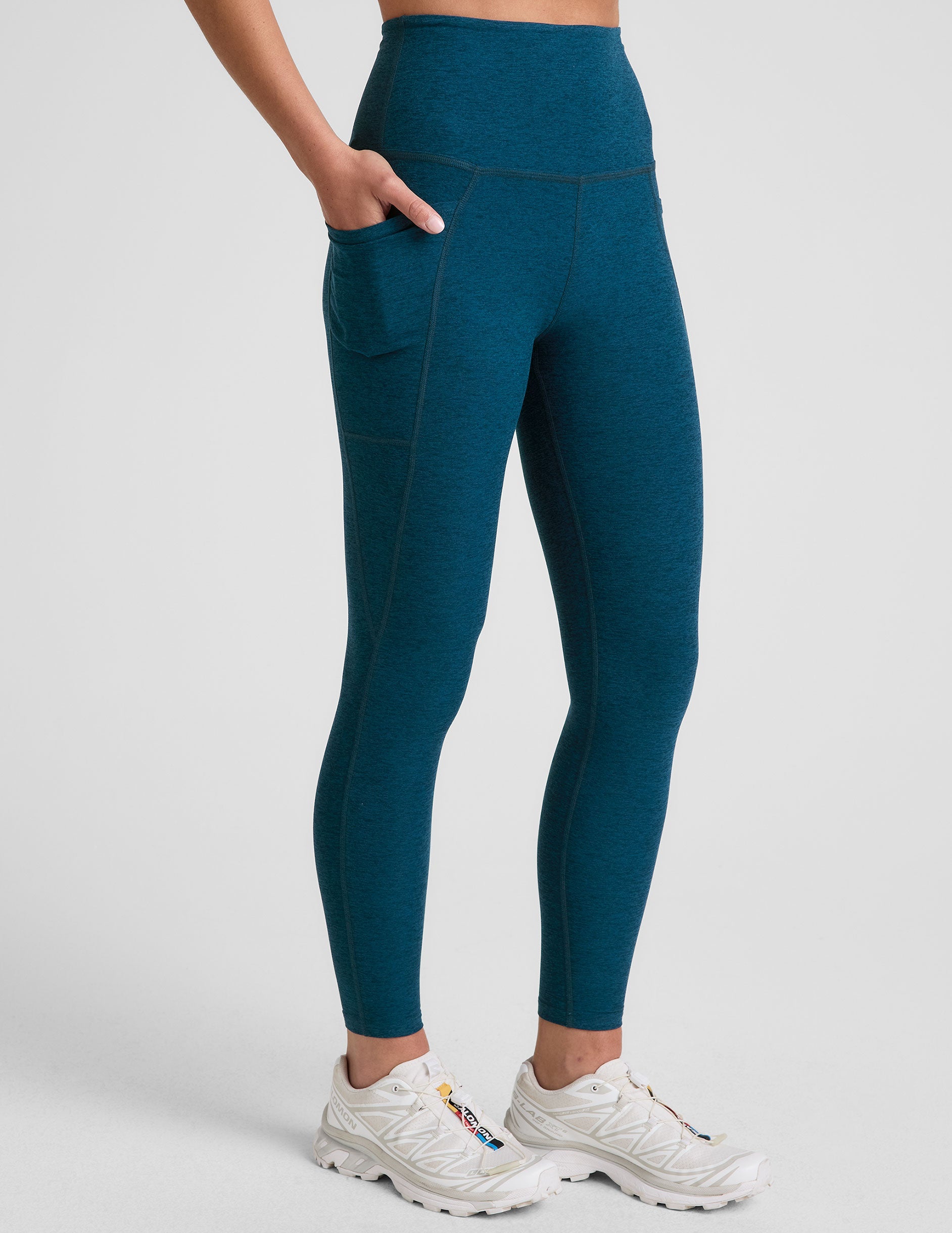 Beyond Yoga Spacedye High-Waisted Midi Legging: Pockets, Comfort, Active Style