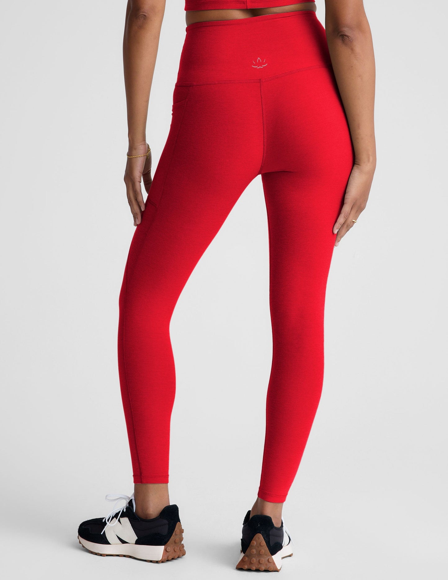 Ultra-Soft Spacedye High-Waisted Midi Leggings with Pockets for Active Lifestyles