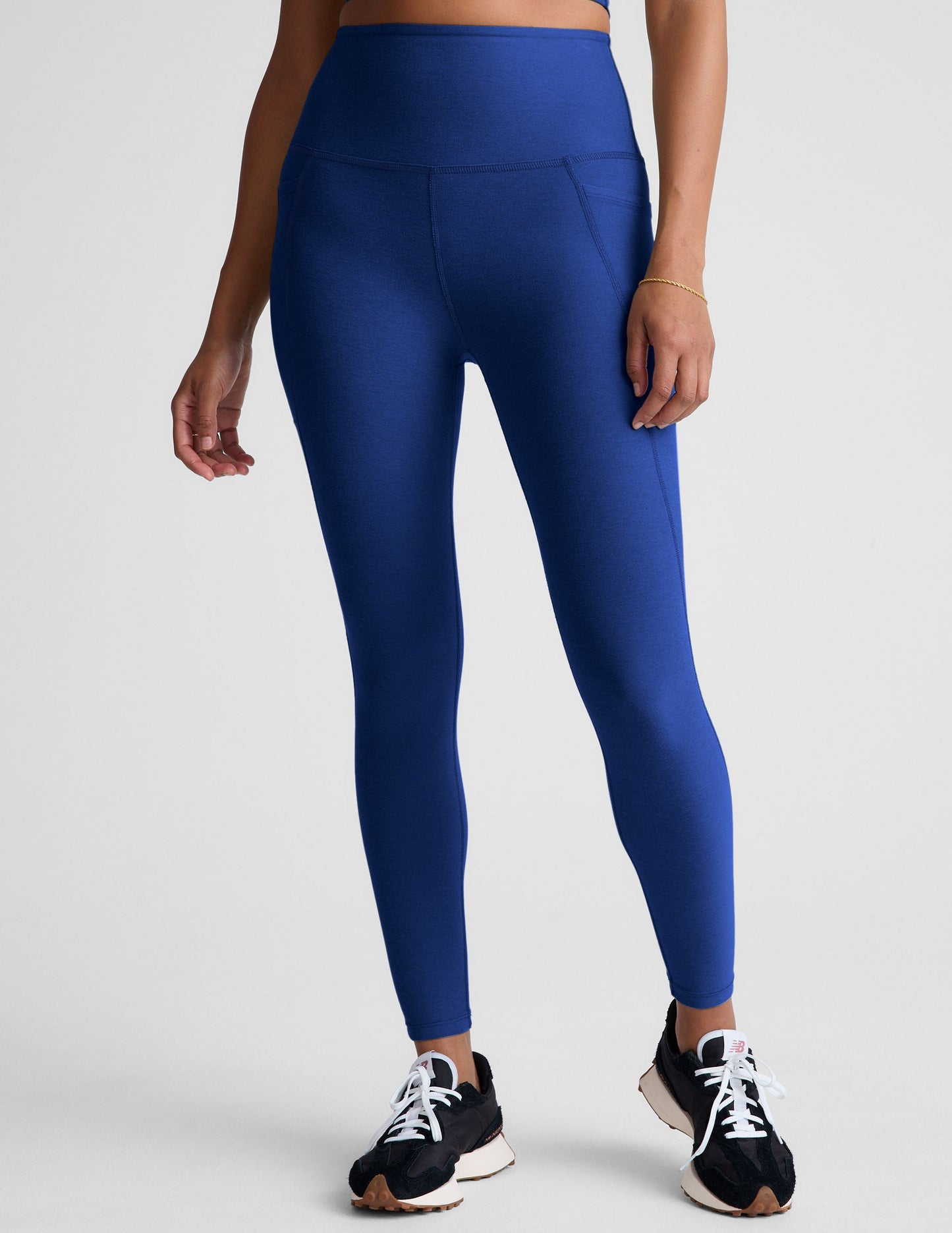 Spacedye High-Waisted Midi Leggings with Pockets: Ultimate Comfort & Flattering Fit