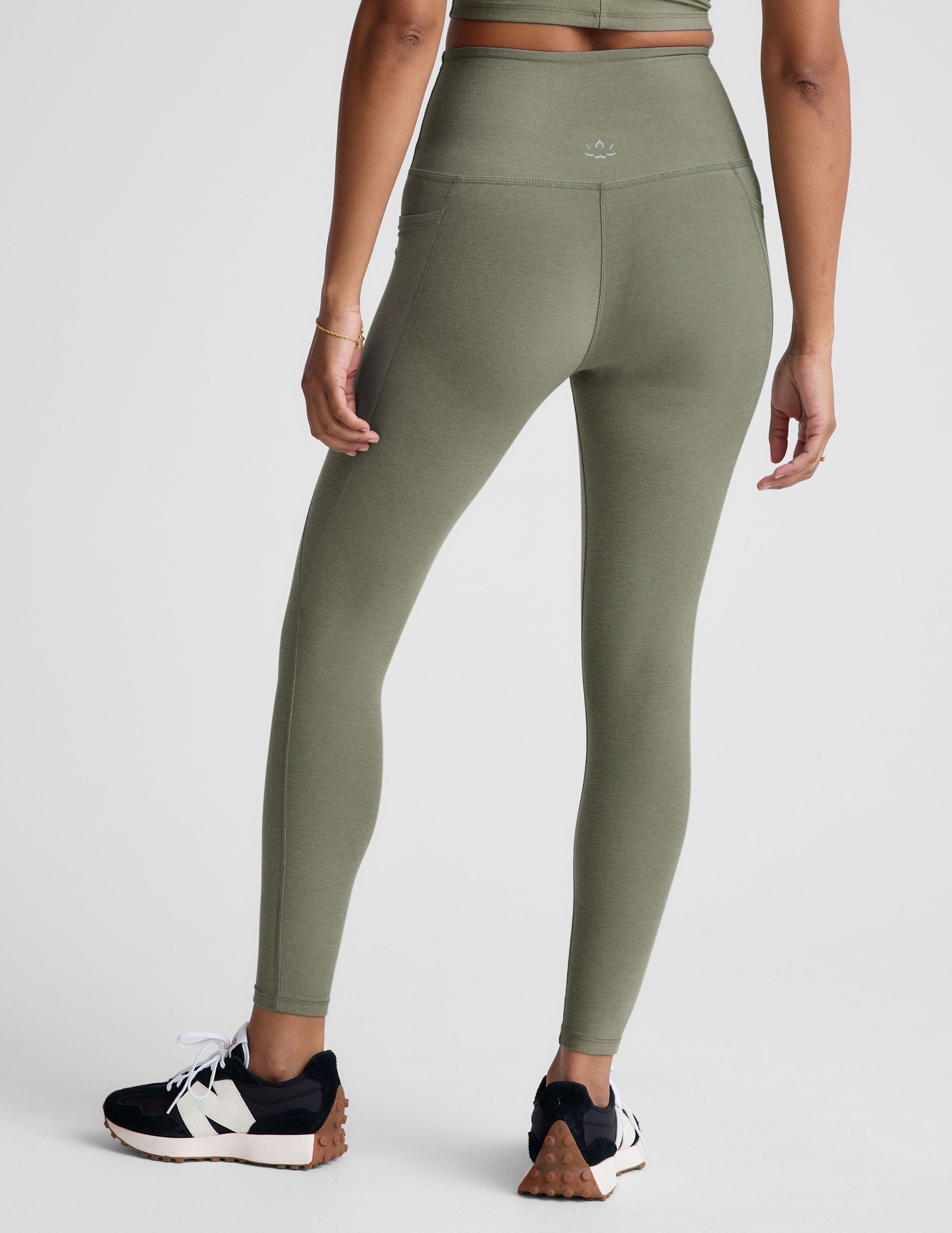 Spacedye High-Waisted Midi Leggings with Pockets - Ultra Comfortable Activewear