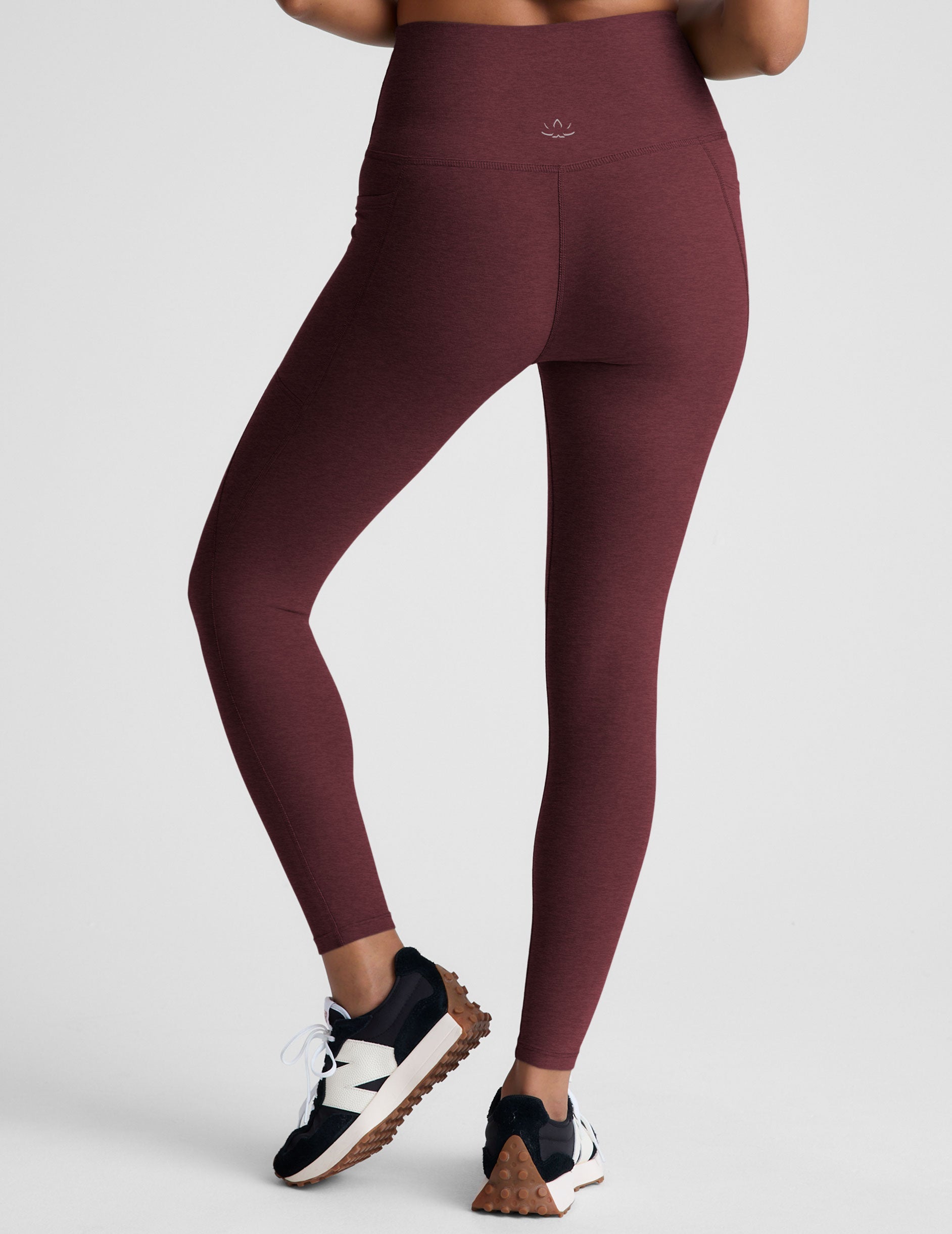 Buttery Soft Spacedye High Waisted Midi Leggings with Convenient Pockets