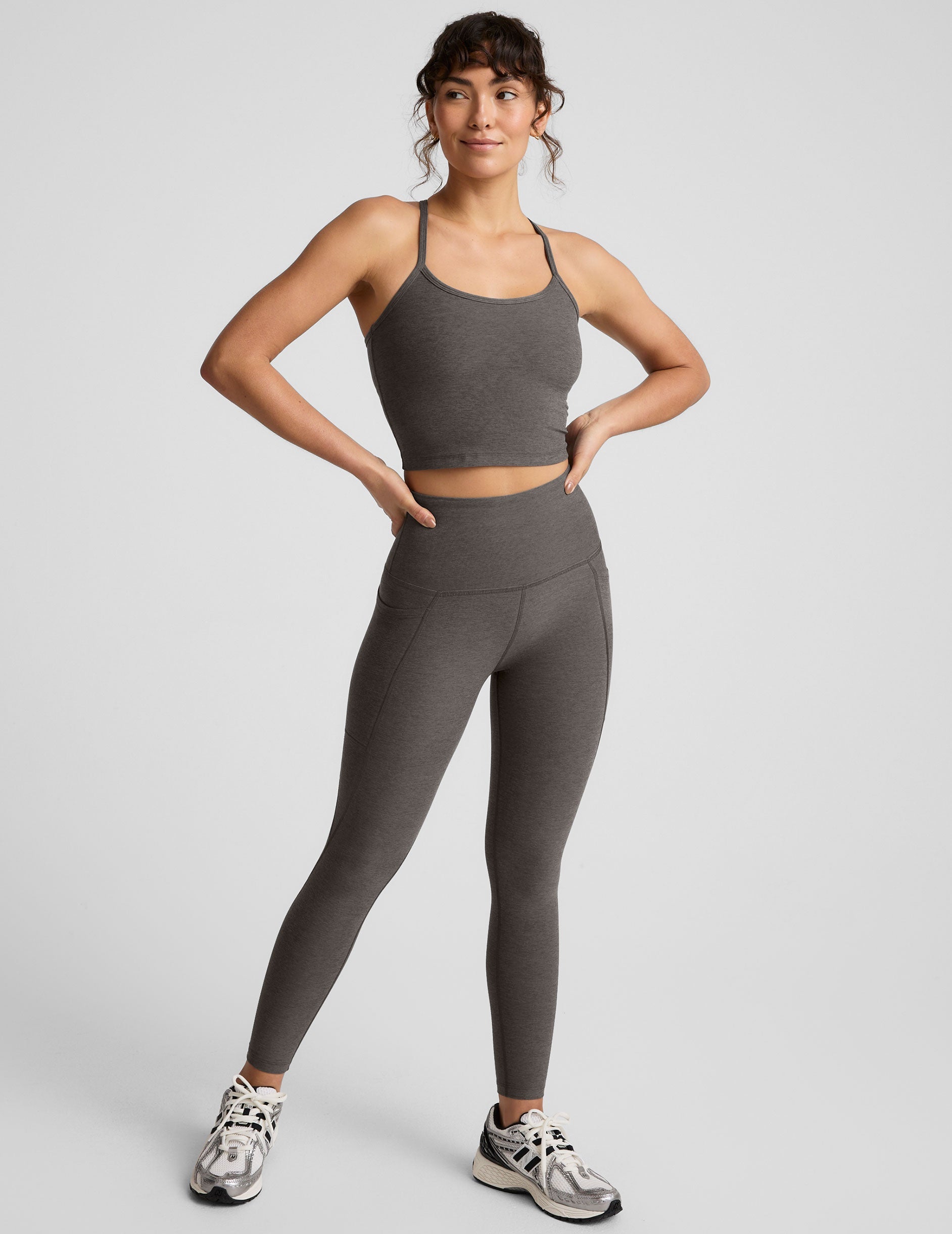 Spacedye High-Waisted Midi Leggings with Pockets – Ultimate Softness & Support