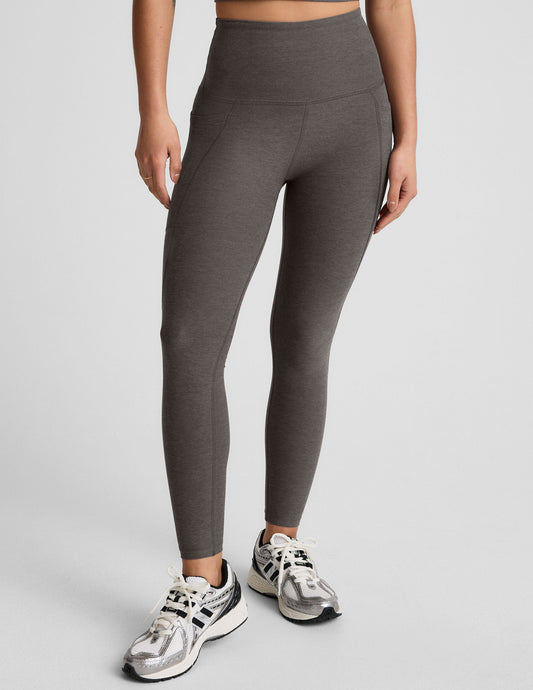 Spacedye High-Waisted Midi Leggings with Pockets – Ultimate Softness & Support