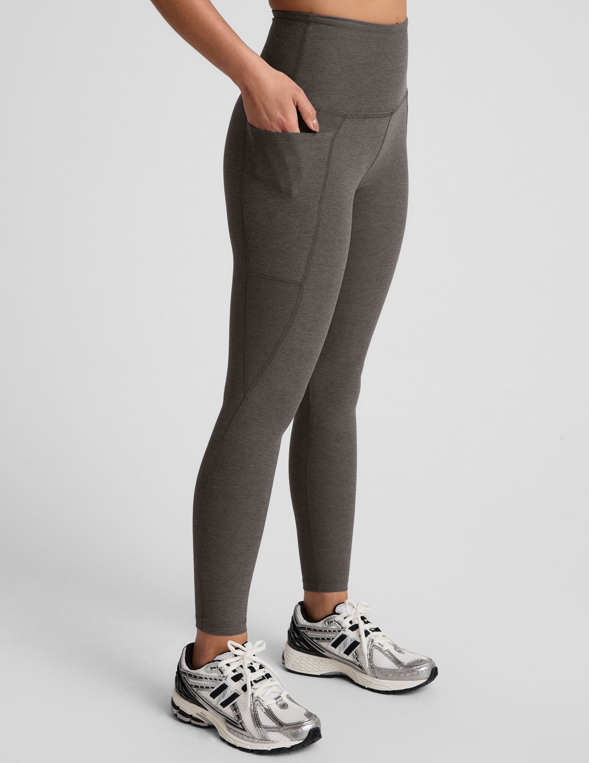 Spacedye High-Waisted Midi Leggings with Pockets – Ultimate Softness & Support