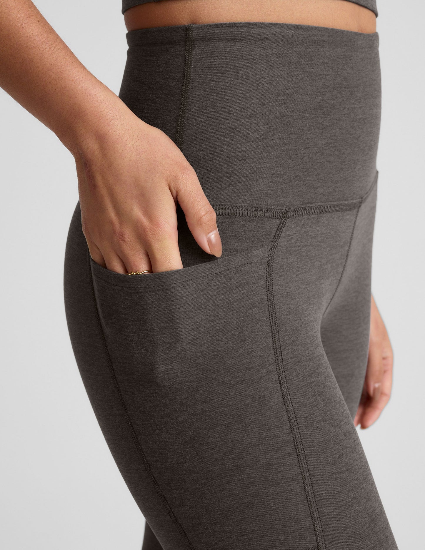 Spacedye High-Waisted Midi Leggings with Pockets – Ultimate Softness & Support