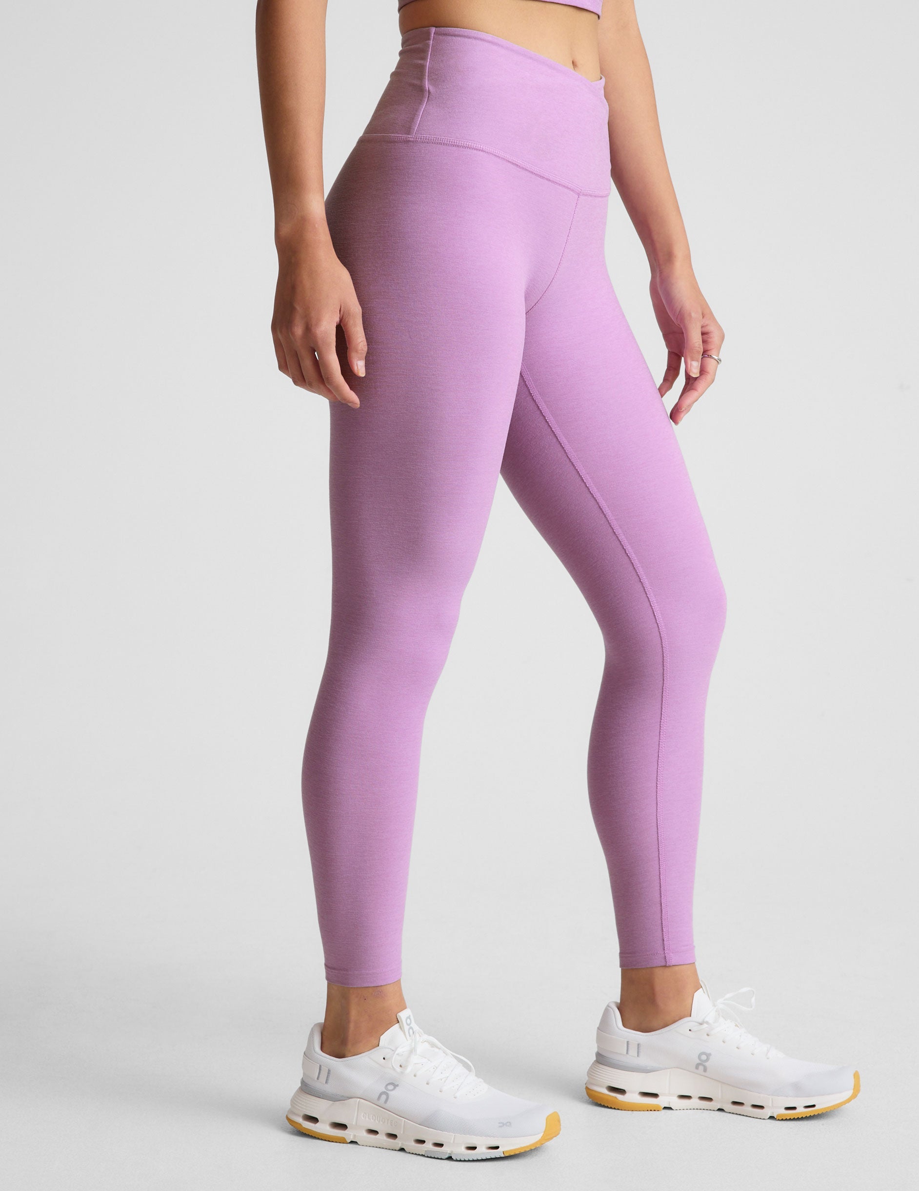 Soft Spacedye High-Waisted Midi Leggings for Women - Comfortable Yoga Activewear