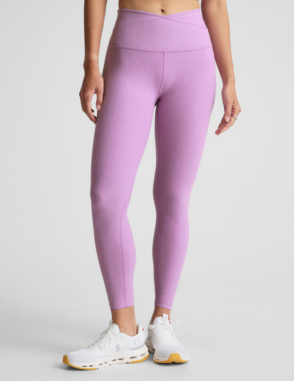 Soft Spacedye High-Waisted Midi Leggings for Women - Comfortable Yoga Activewear