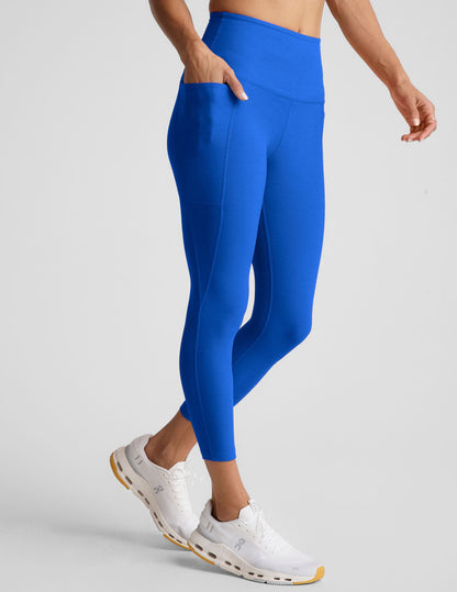 Spacedye High-Waisted Capri Leggings: Performance, Comfort, Pockets for Active Life