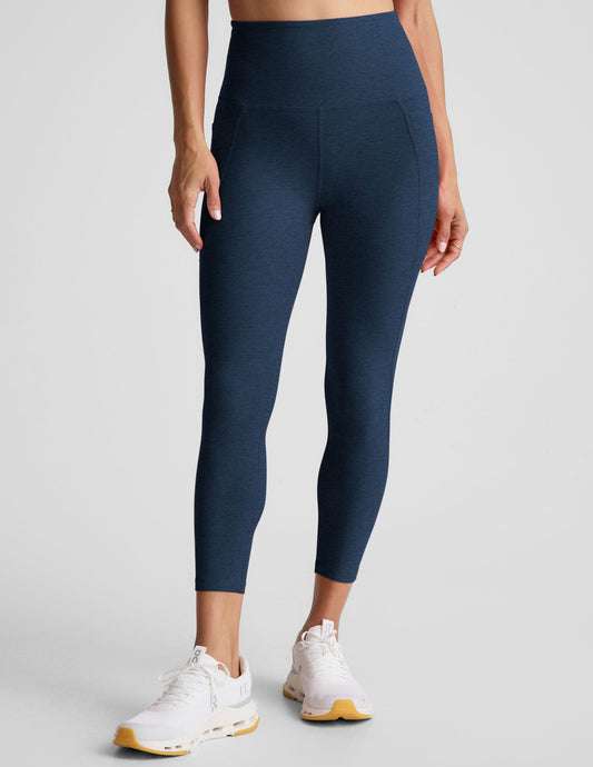 Beyond Yoga Spacedye High Waisted Capri Leggings with Convenient Pockets