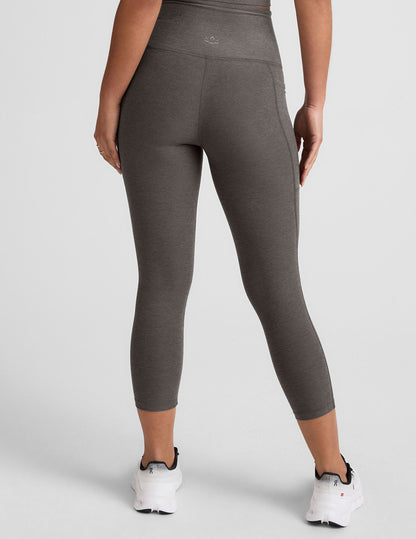 Beyond Yoga Spacedye High-Waisted Capri Leggings with Pockets for Active Women