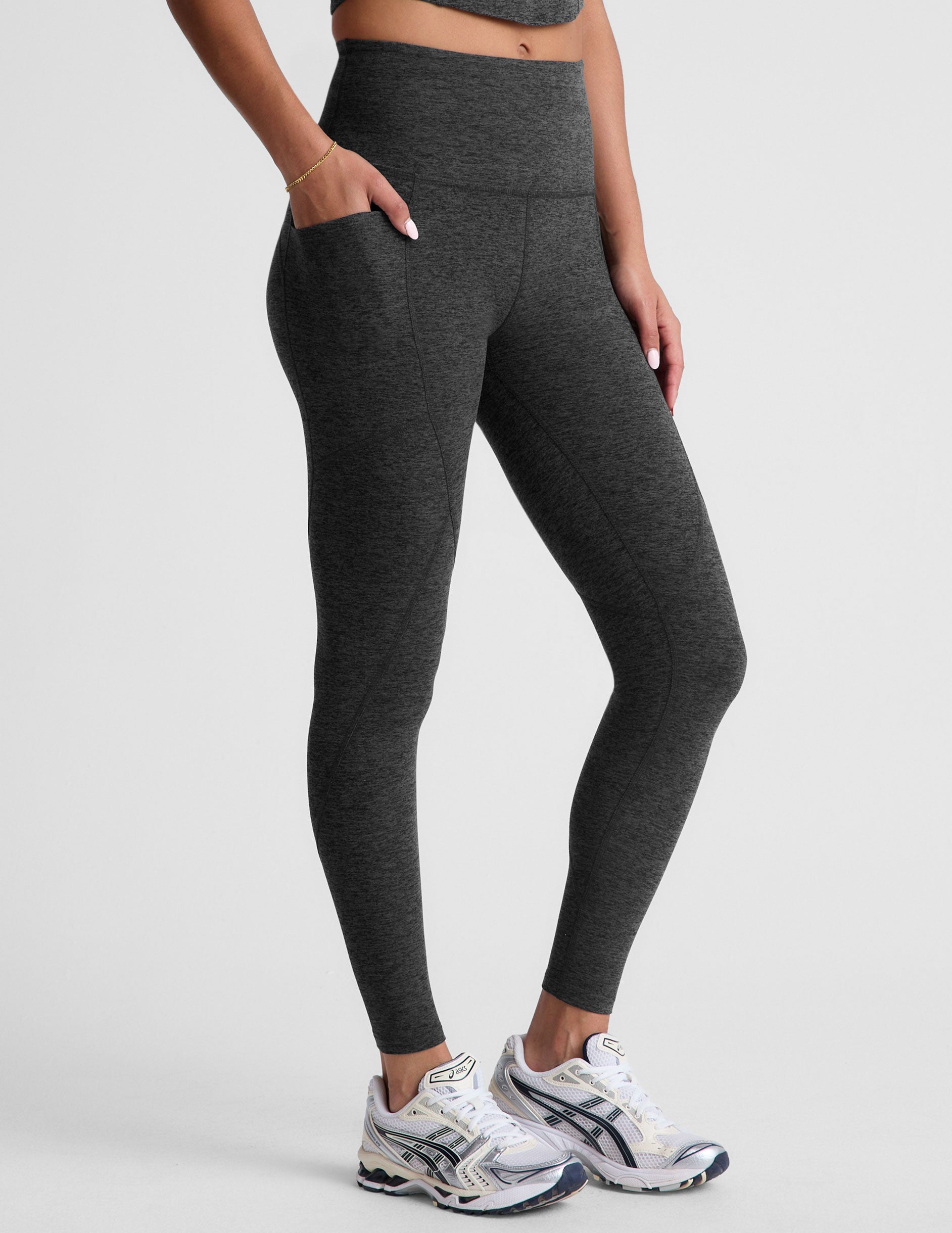 Beyond Yoga Spacedye High-Waisted Midi Leggings: Soft, Pocketed, Active, Yoga, Comfort