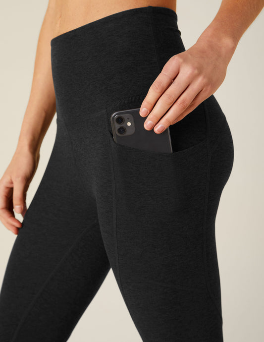 Beyond Yoga Spacedye Equipped Midi Leggings: High-Waisted, Soft, Performance Pockets
