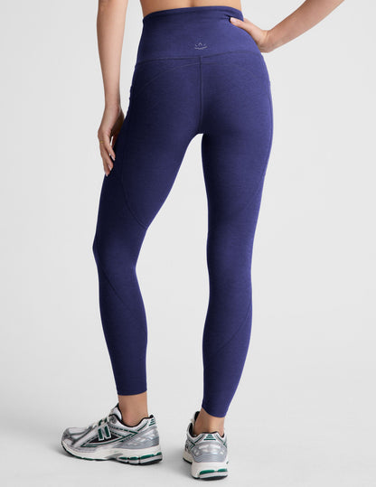 Soft Spacedye Equipped Midi Leggings with Pockets - Ultimate Comfort & Style