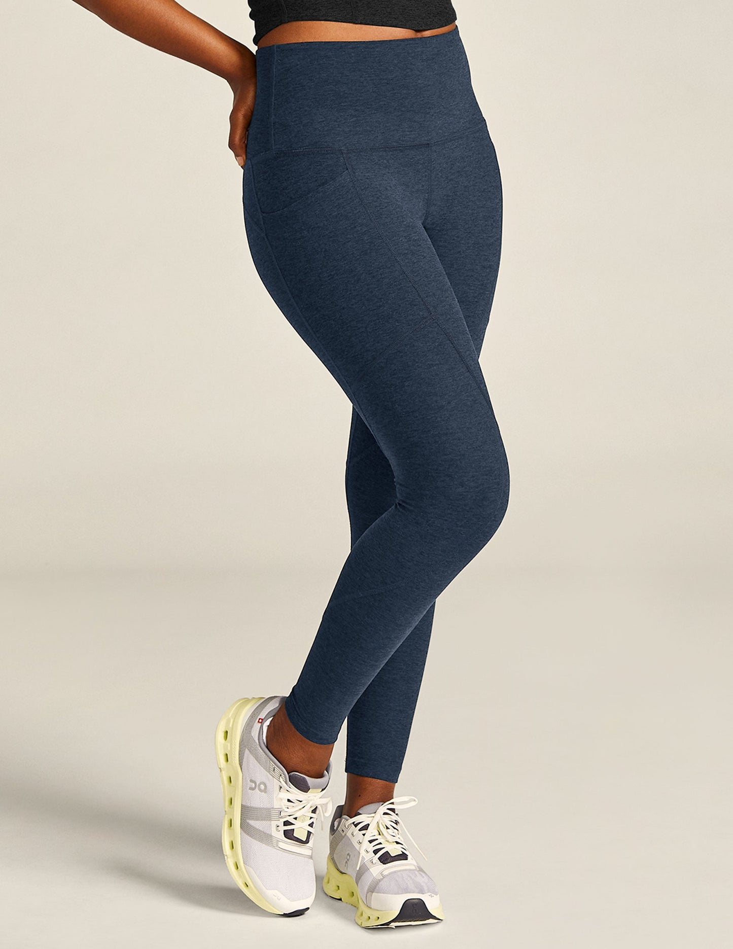 Beyond Yoga Spacedye Equipped Midi Legging: Soft, High-Waisted, Pocketed Athletic Wear