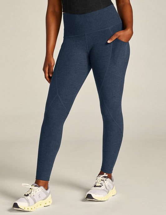 Beyond Yoga Spacedye Equipped Midi Legging: Soft, High-Waisted, Pocketed Athletic Wear